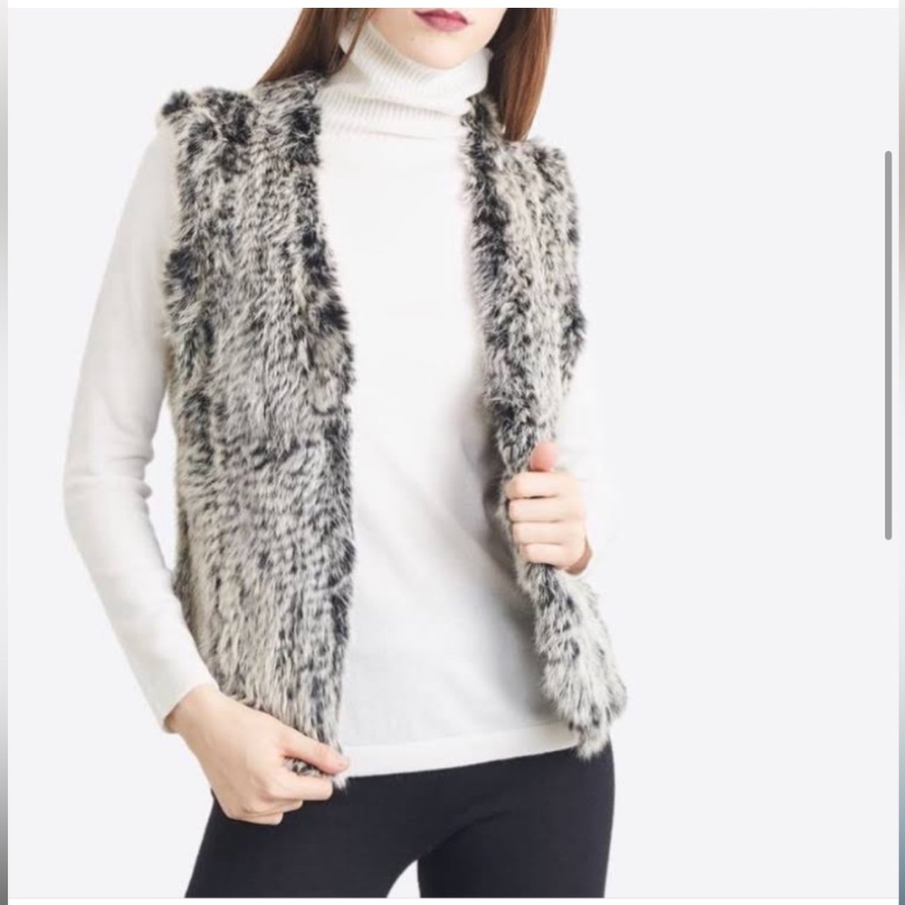 Quinn Rabbit Fur Vest